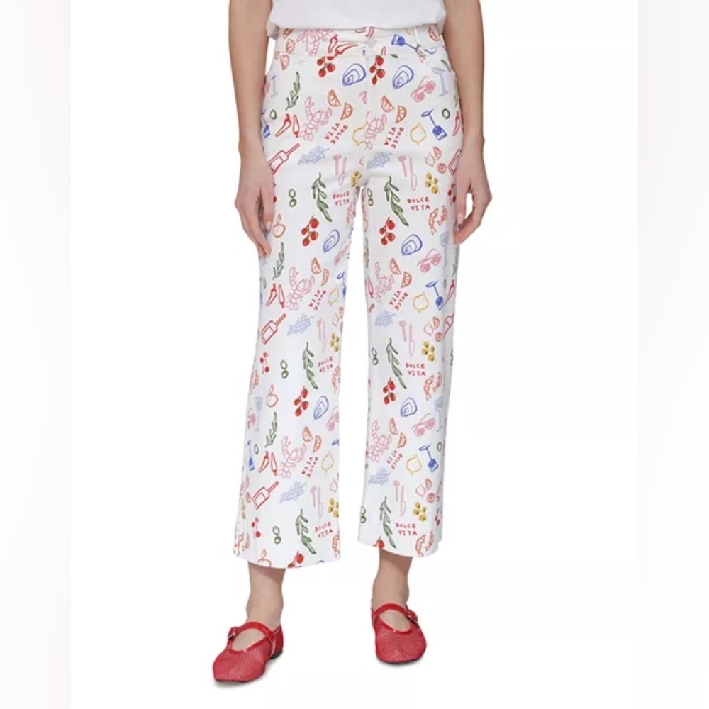 Dolce Vita Wide Leg Cropped Bagatelle Pants Size 6